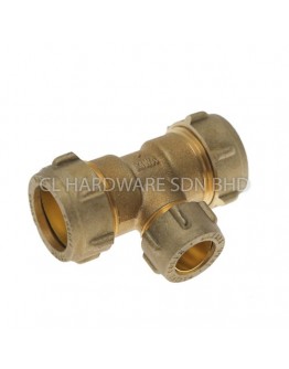 28MM X 22MM COPPER COMPRESSION TEE (BSEN1057) [CONEX]