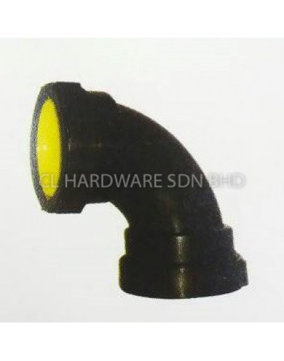 102MM PP CHEMICAL SWEEP BEND (PP150-040) [SPA]