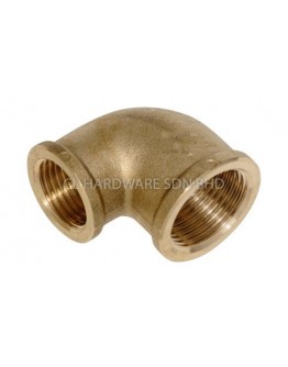20MM X 16MM P.A. BRASS REDUCING ELBOW