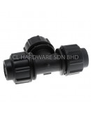 90MM X 90MM HDPE EQUAL TEE [PENGUIN]