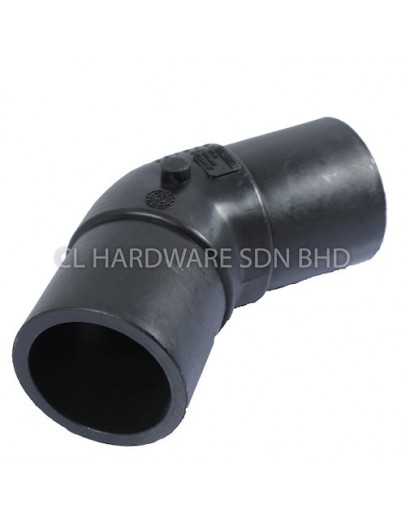 110MM X 45° HDPE BUTTFUSION ELBOW [POLYWARE]