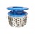 6" DI ROSE STRAINERS C/W STAINLESS STEEL BASKET