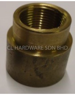 20MM X 16MM P.A. BRASS REDUCING SOCKET