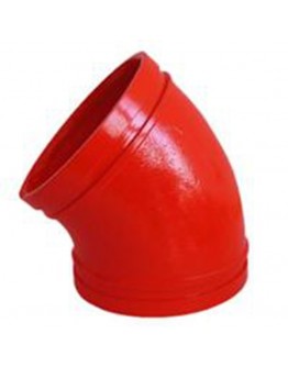 10" GROOVED 45° ELBOW (BS EN10255 / MS863) [CNG]