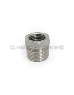 2 1/2" X 1 1/2" SS304 REDUCING BUSH (NON SIRIM) [FKK]