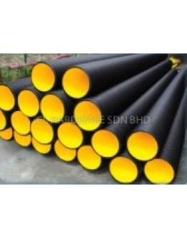100MM X 6M HDPE DOUBLE WALL SEWERAGE PIPE [BBB]