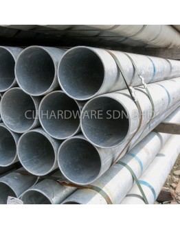 2 1/2" X 6M GI B PLAIN END PIPE (BS EN10255) [SOUTHERN]