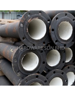 4" X 6M DUCTILE IRON C40 DOUBLE FLANGE PIPE (WELD ON) [EDIP]