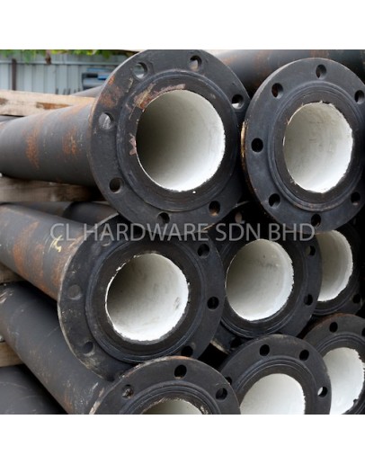 4" X 6M DUCTILE IRON C40 DOUBLE FLANGE PIPE (WELD ON) [EDIP]