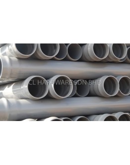 4" X 6M PVC BELL MOUTH E PIPE (SIRIM) MS628 [BBB]