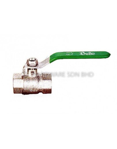 1 1/4" BRASS HANDLE BALL VALVE [BELLO]