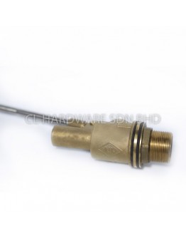 1 1/4" BRASS LIGHT DUTY BALL FLOAT VALVE C/W COPPER BALL [CITY]