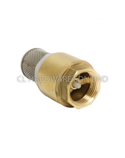 2" BRASS SPRING FOOT VALVE [ITAP]