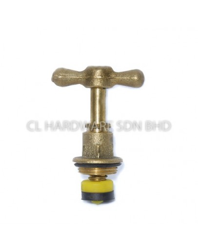 1/2" BRASS LIGHT DUTY STOP COCK (UPPER PART) [CITY]