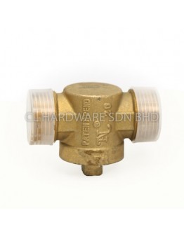 1/2" BRASS ONE WAY FERRULE COCK [TBC]