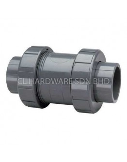 2" PVC SPRING CHECK VALVE (THREADED END) [LD VALVE]
