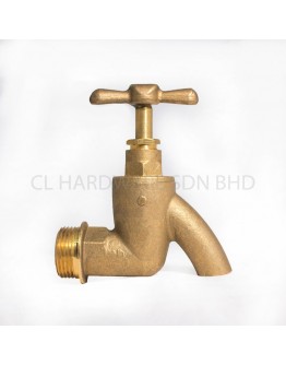 1/2" BRASS HEAVY DUTY BIB TAP [CITY]