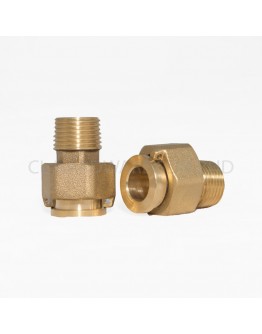 1" COUPLING SET FOR BRASS WATER METER [GEORGEKENT]