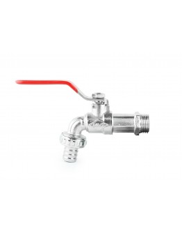 1/2" 1310B  BRASS BALL VALVE NOZZLE TAP (17MM BALL) [CITY]