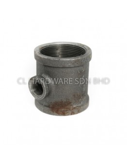 2" X 1/2" STEAM REDUCING TEE (BSEN10255) [FKK]