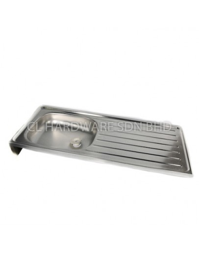 42" X 18" ALUMINIUM SINK [CAM]