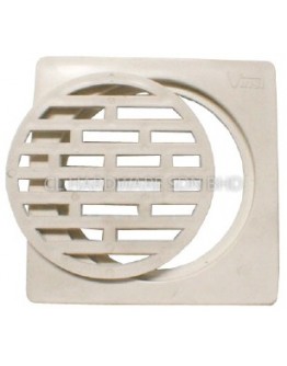 6" PVC SQUARE DOUBLE GRATING