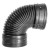 150MM X 90° HDPE SEWERAGE ELBOW [BBB]