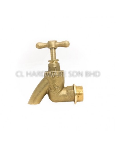 3/4" BRASS HEAVY DUTY BIB TAP [CITY]
