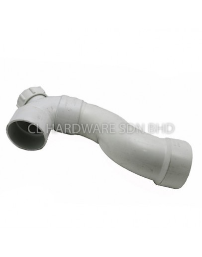 4" UPVC P-TRAP PLAIN (MS1063) [BBB]