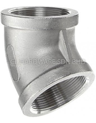 1/4" X 45° SS304 ELBOW (NON SIRIM) [FKK]
