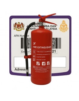 9KG ABC DRY POWDER FIRE EXTINGUISHER (BOMBA CERT) [SRI]