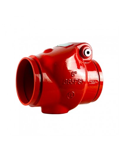2 1/2" DUCTILE IRON GROOVED END SWING CHECK VALVE (SIRIM) [CNG]
