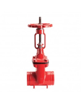 2 1/2" DUCTILE IRON GROOVED END RESILIENT SEATED OS&Y GATE VALVE (SIRIM) [CNG]