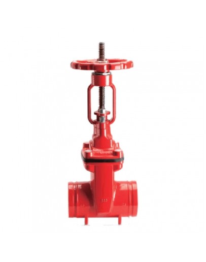 8" DUCTILE IRON GROOVED END RESILIENT SEATED OS&Y GATE VALVE (SIRIM) [CNG]
