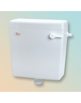 2 1/2GAL HIGH LEVER PLASTIC CISTERN (WHITE) [TECHPLAS]