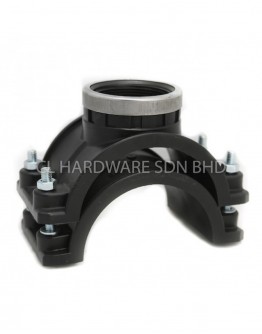 110MM X 3/4" HDPE CLAMP SADDLE [PENGUIN]