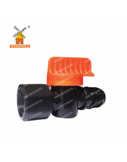16MM X 1/2" QUICK ACTION FEMALE THREAD VALVE [WINDMILL]