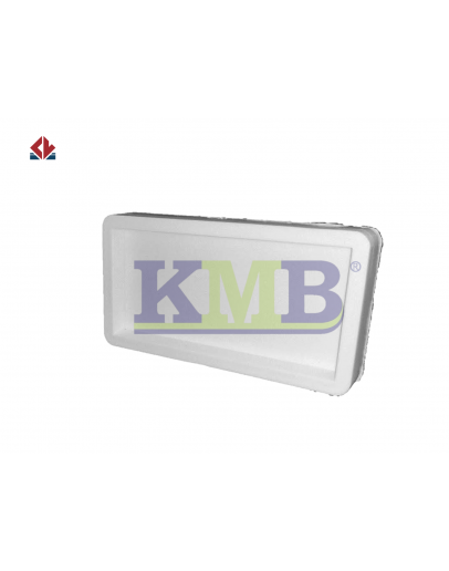 4" X 2" HYDROPONIC UPVC RECTANGULAR END CAP (INSIDE) [KMB]