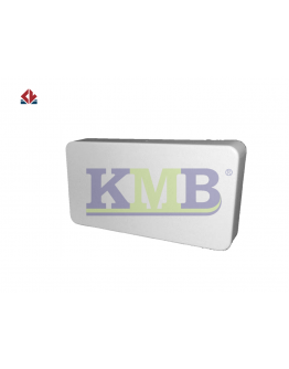 4" X 2" HYDROPONIC UPVC RECTANGULAR END CAP (OUTSIDE) [KMB]