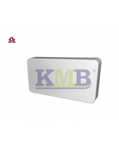 4" X 2" HYDROPONIC UPVC RECTANGULAR END CAP (OUTSIDE) [KMB]