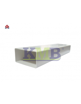4" X 2" X 1M HYDROPONIC UPVC RECTANGULAR PIPE [KMB]