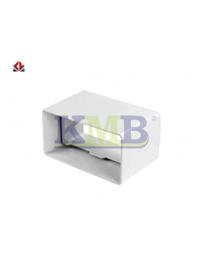 4" X 2" HYDROPONIC UPVC RECTANGULAR SOCKET [KMB]