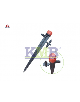 130MM ADJUSTABLE DRIPPER ON STAKE FOR 4/6MM MICRO TUBE [WINDMILL]