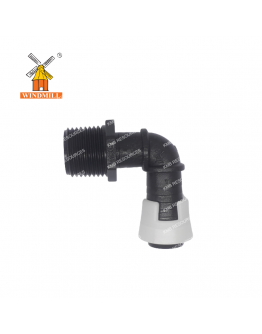 1/2" EMITTER DRIP TAPE MALE LOCK ELBOW [WINDMILL]
