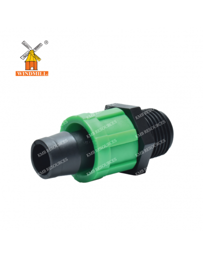 1/2" DRIP TAPE MALE THREAD COUPLING [WINDMILL]