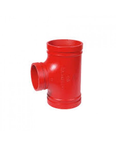 6" X 2" GROOVED REDUCING TEE (BS EN10255 / MS863) [CNG]