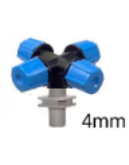 4MM SMALL 4 BRANCH FOGGER BARB  [WINDMILL]