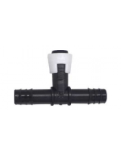 EMITTER DRIP TAPE TEE WITH TWO BARB [WINDMILL]